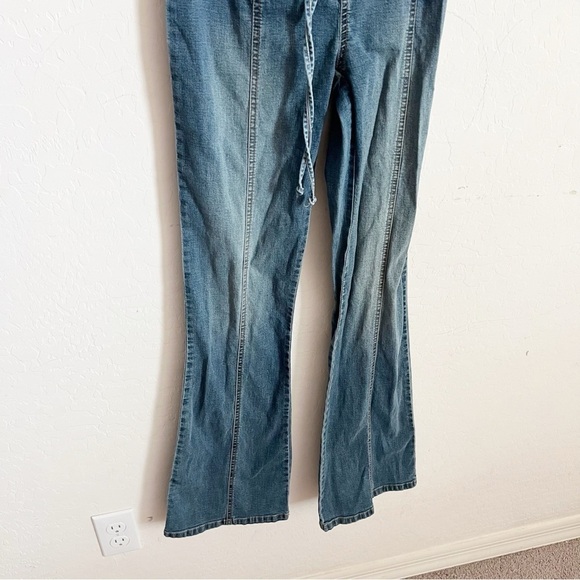 Vintage Y2K Jennifer Lopez Smocked Denim Jumpsuit - Picture 4 of 8